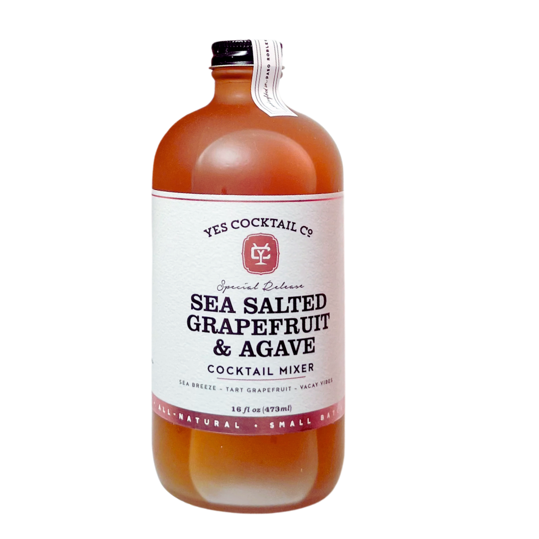 Sea Salted Grapefruit & Agave Cocktail Mixer