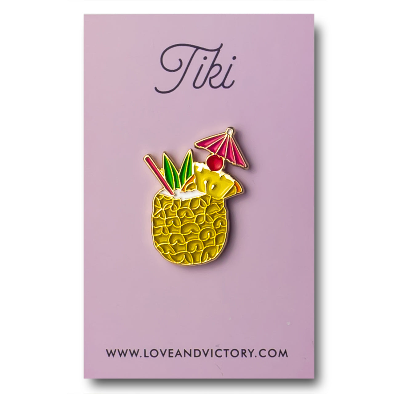 Pineapple Tiki Pin