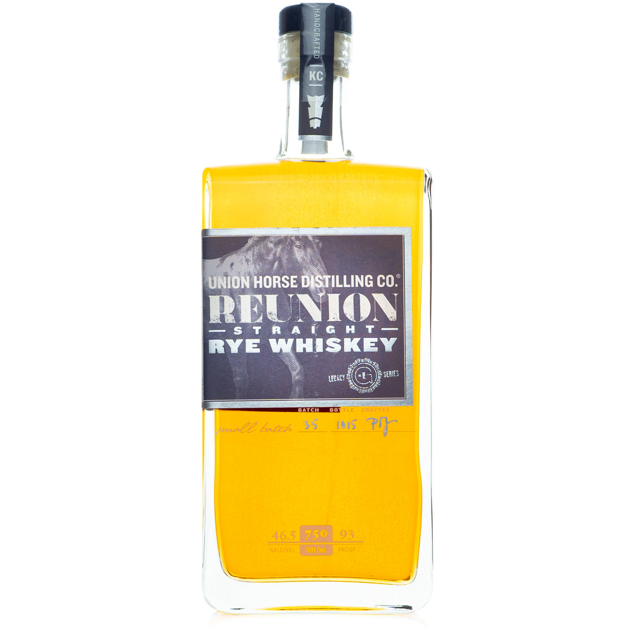 Reunion Straight Rye Whiskeyのボトル画像