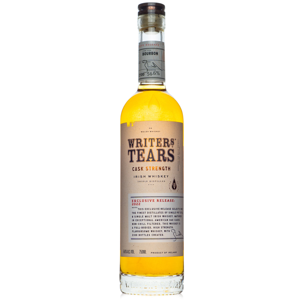 Writer's Tears Cask Strength Irish Whiskey