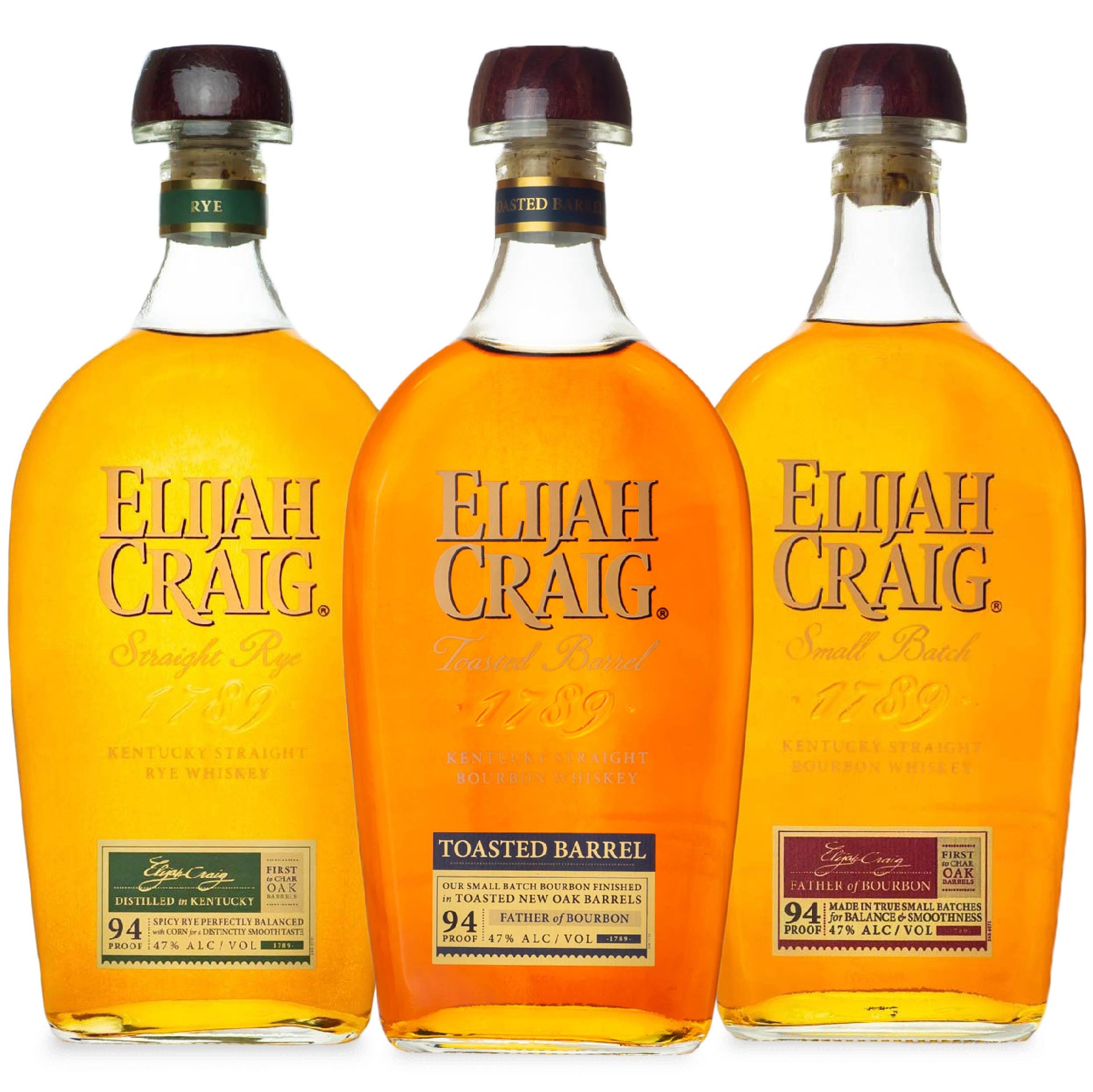 Elijah Craig Toasted Whiskey Flight