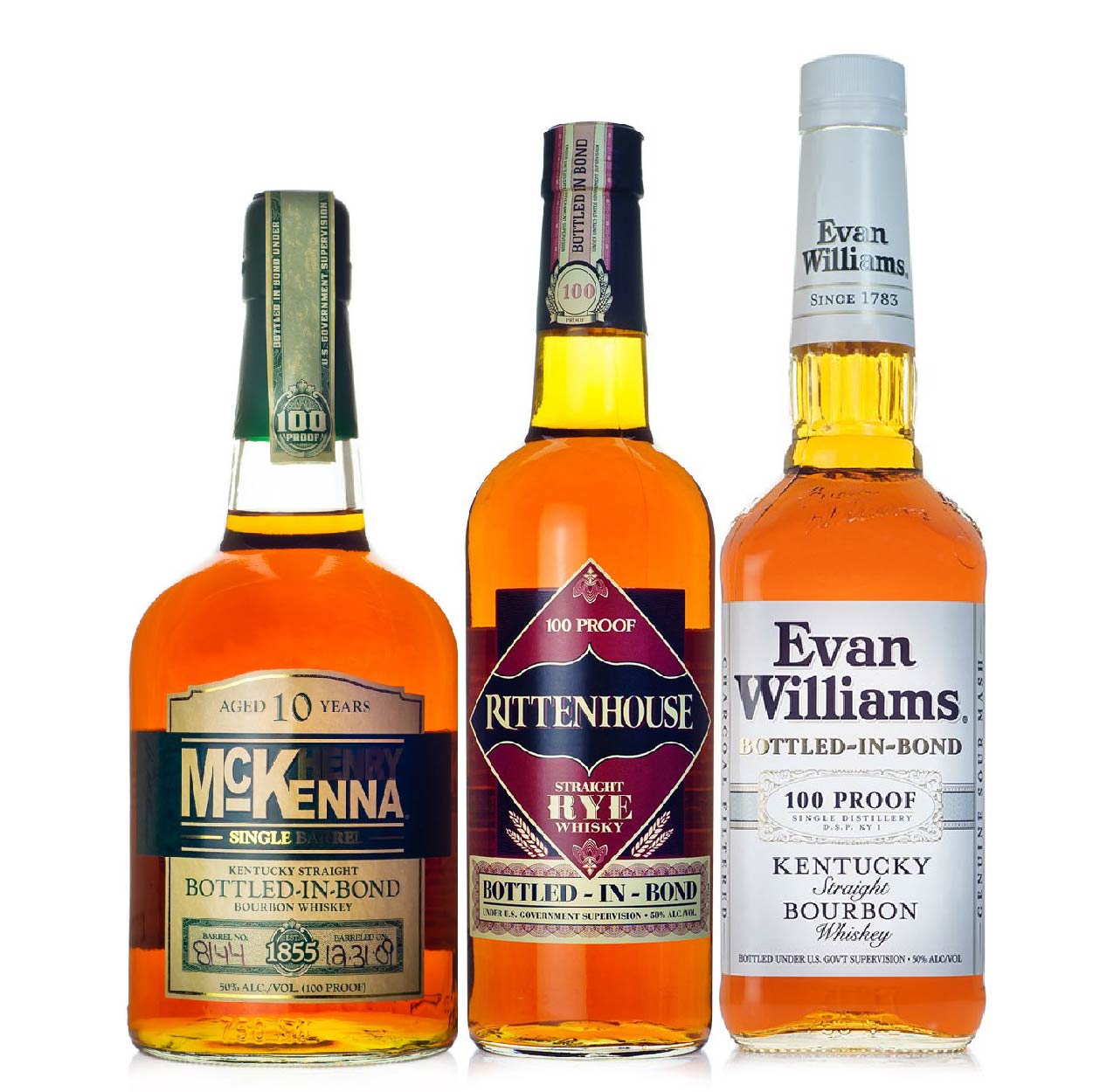 Heaven Hill Bottled in Bond Flight