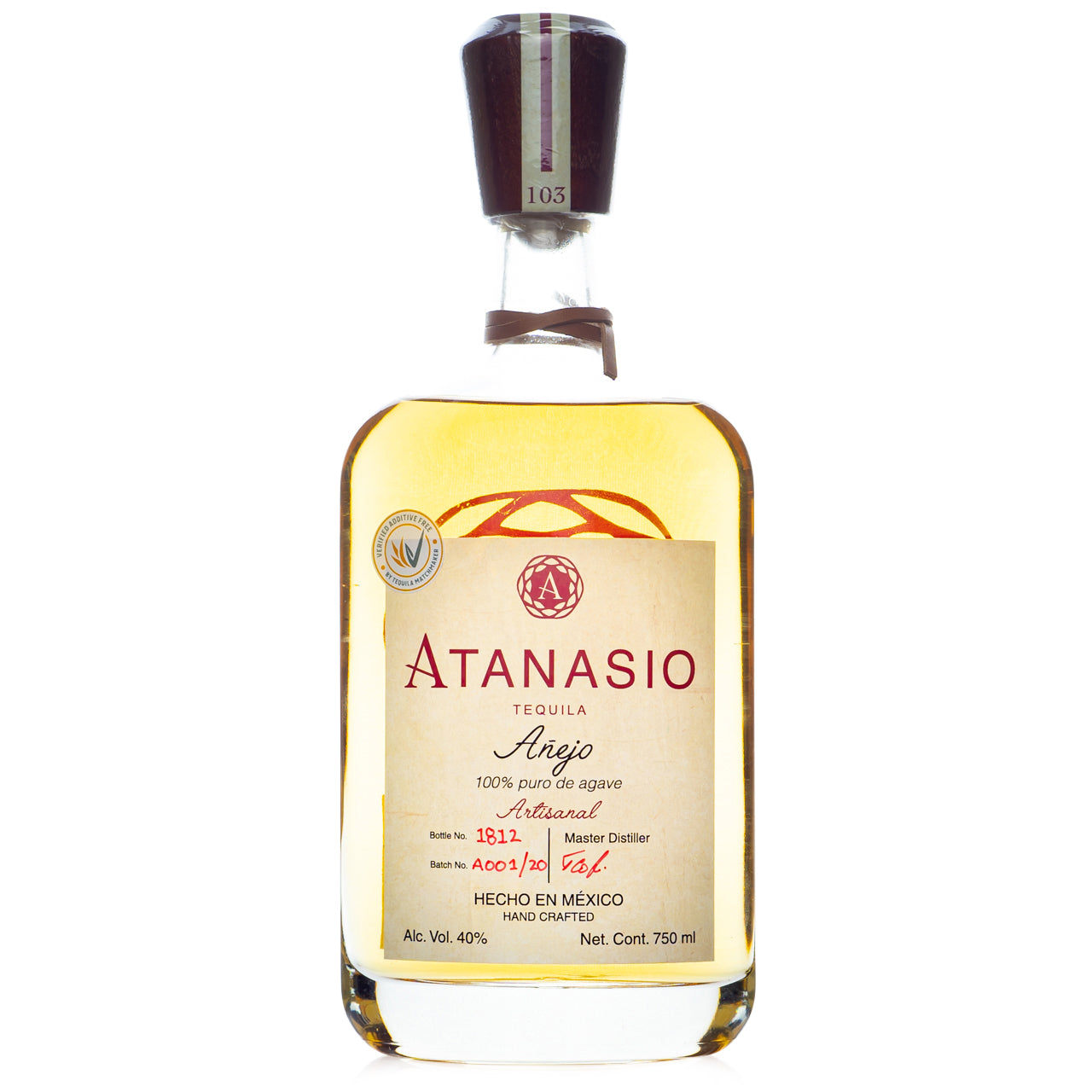 Atanasio Artisanal Anejo Tequila