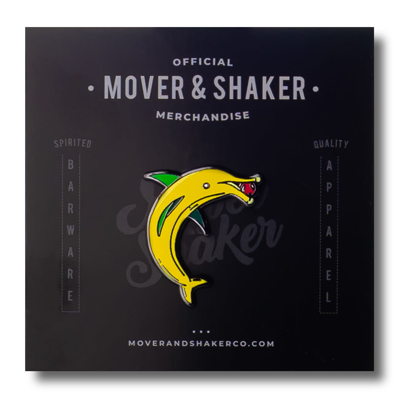 Banana Dolphin Pin