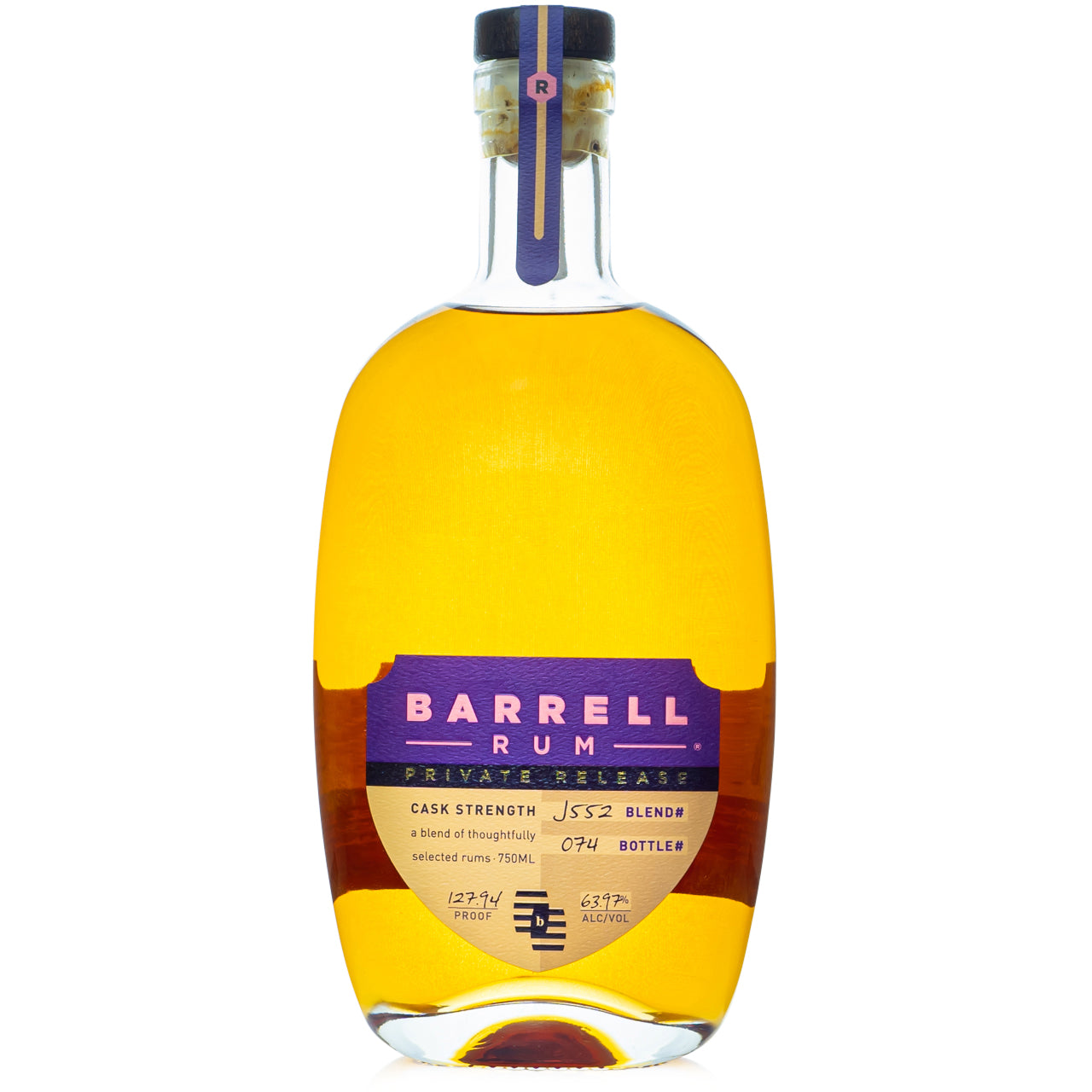 Barrell Private Release J552 Single Cask Rum