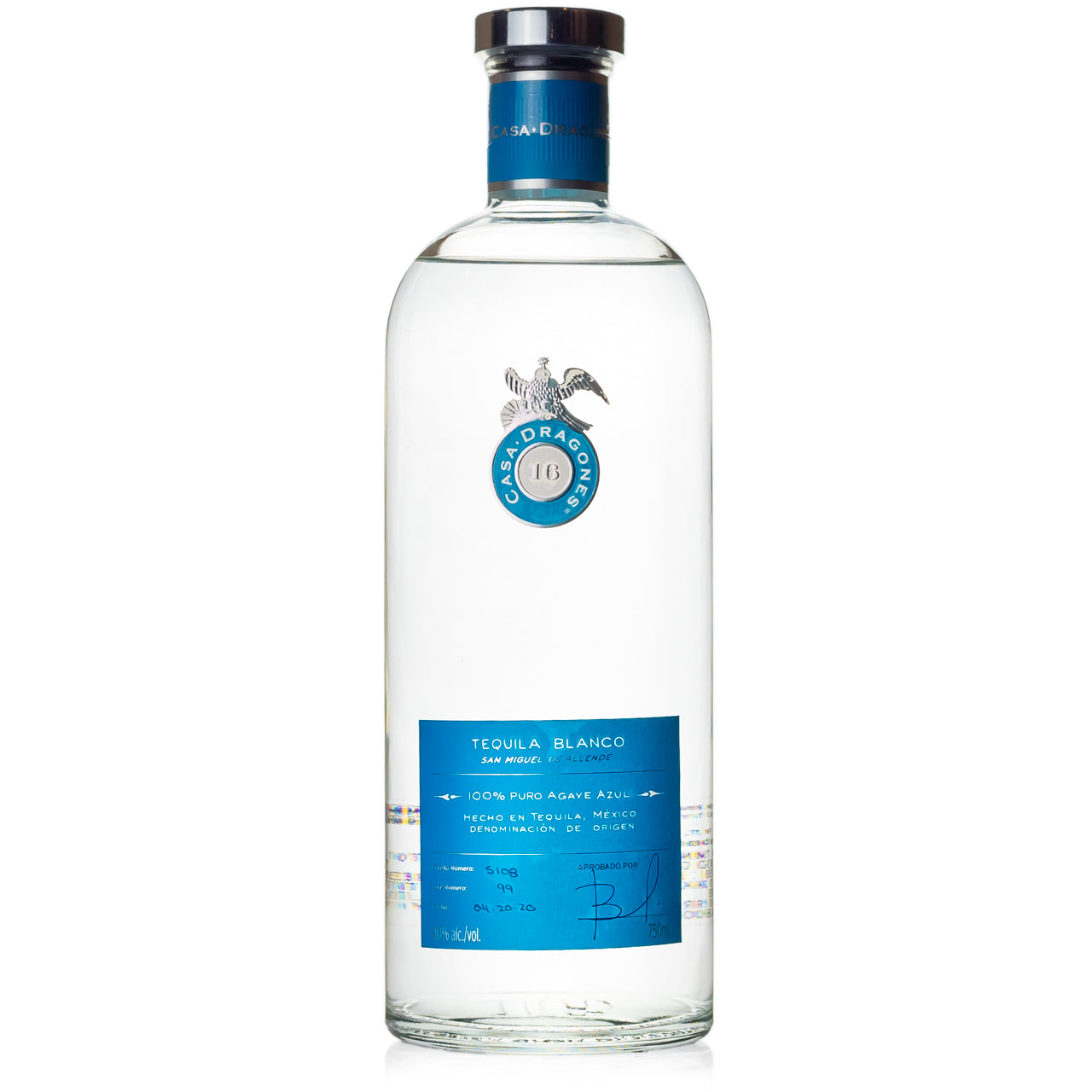 Casa Dragones Blanco Tequila