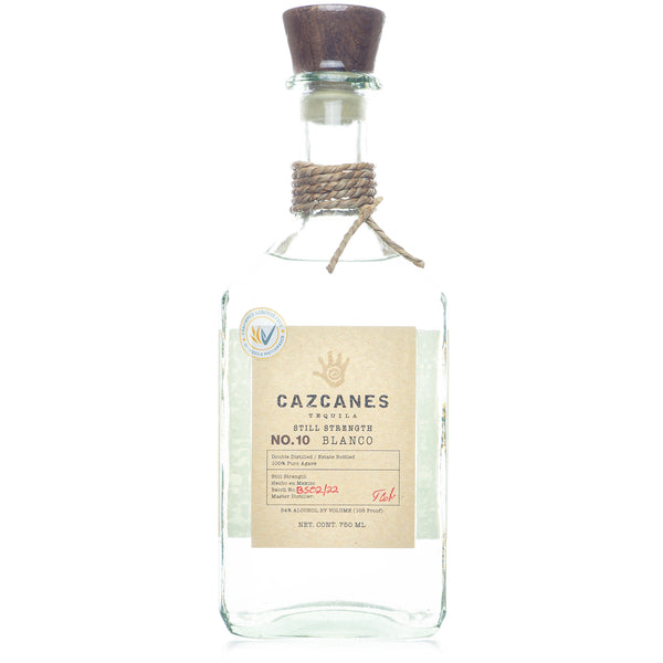 Cazcanes No. 10 Blanco Still Strength Tequila
