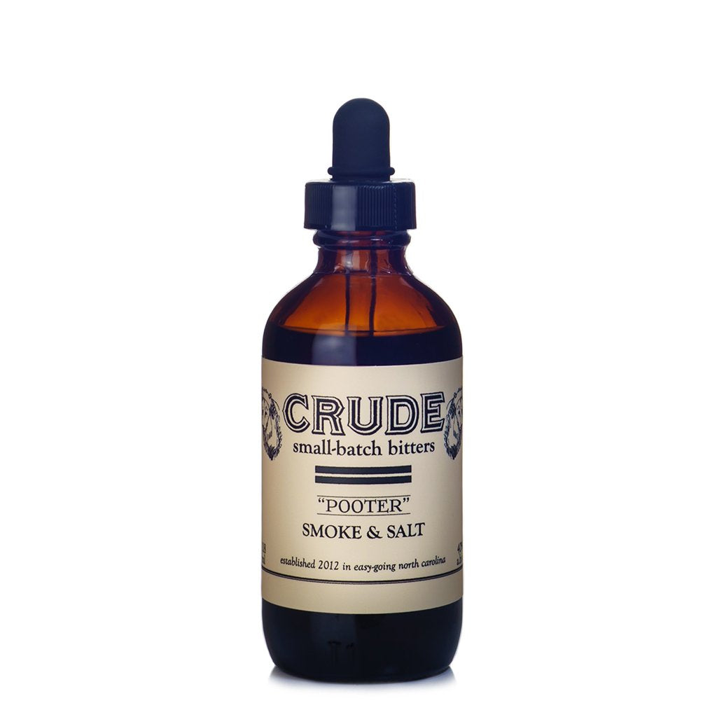 Crude "Pooter" Smoke & Salt Bitters
