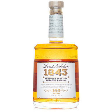 David Nicholson 1843 Straight 100 Proof Bourbon
