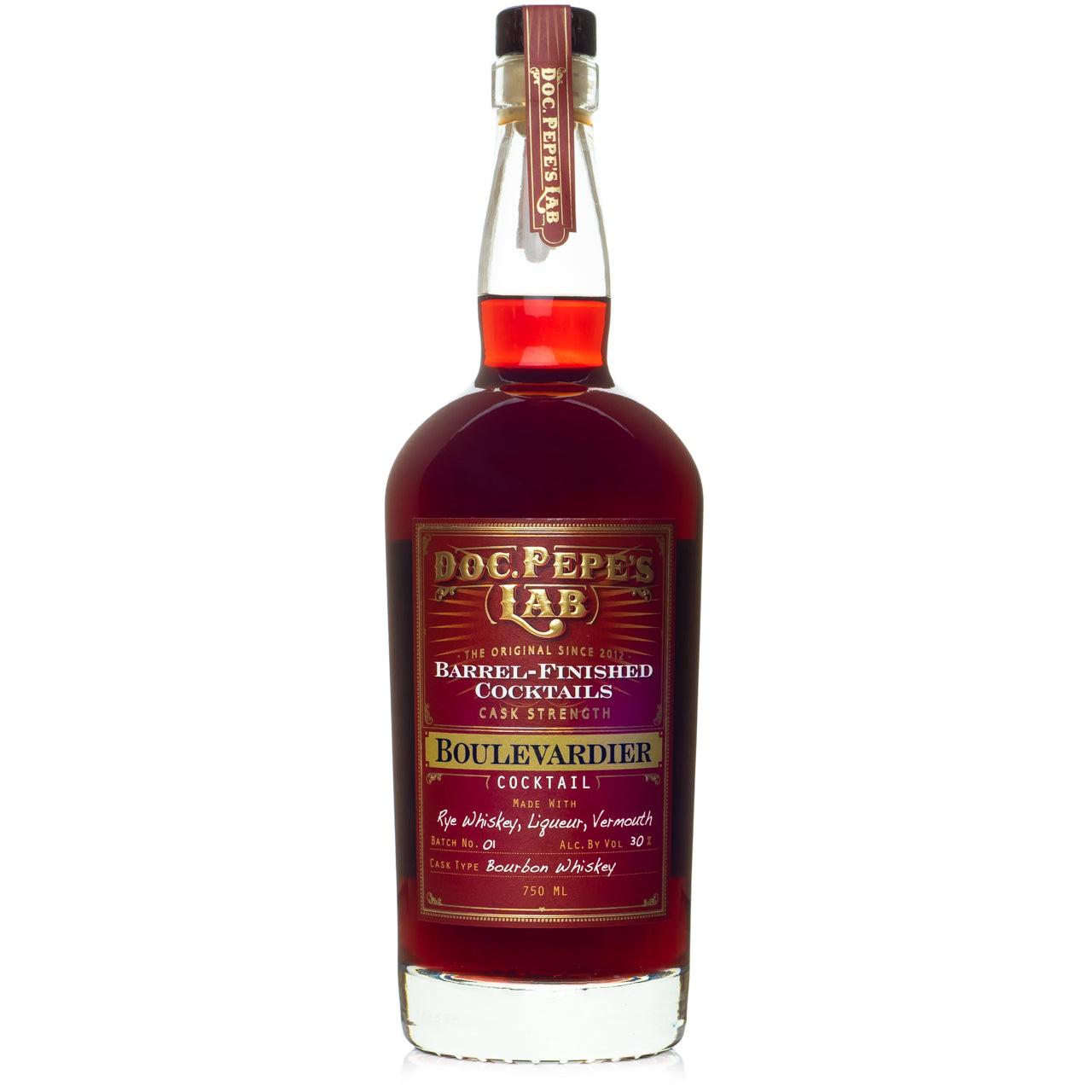 Doc Pepe Cask Strength Boulevardier Cocktail