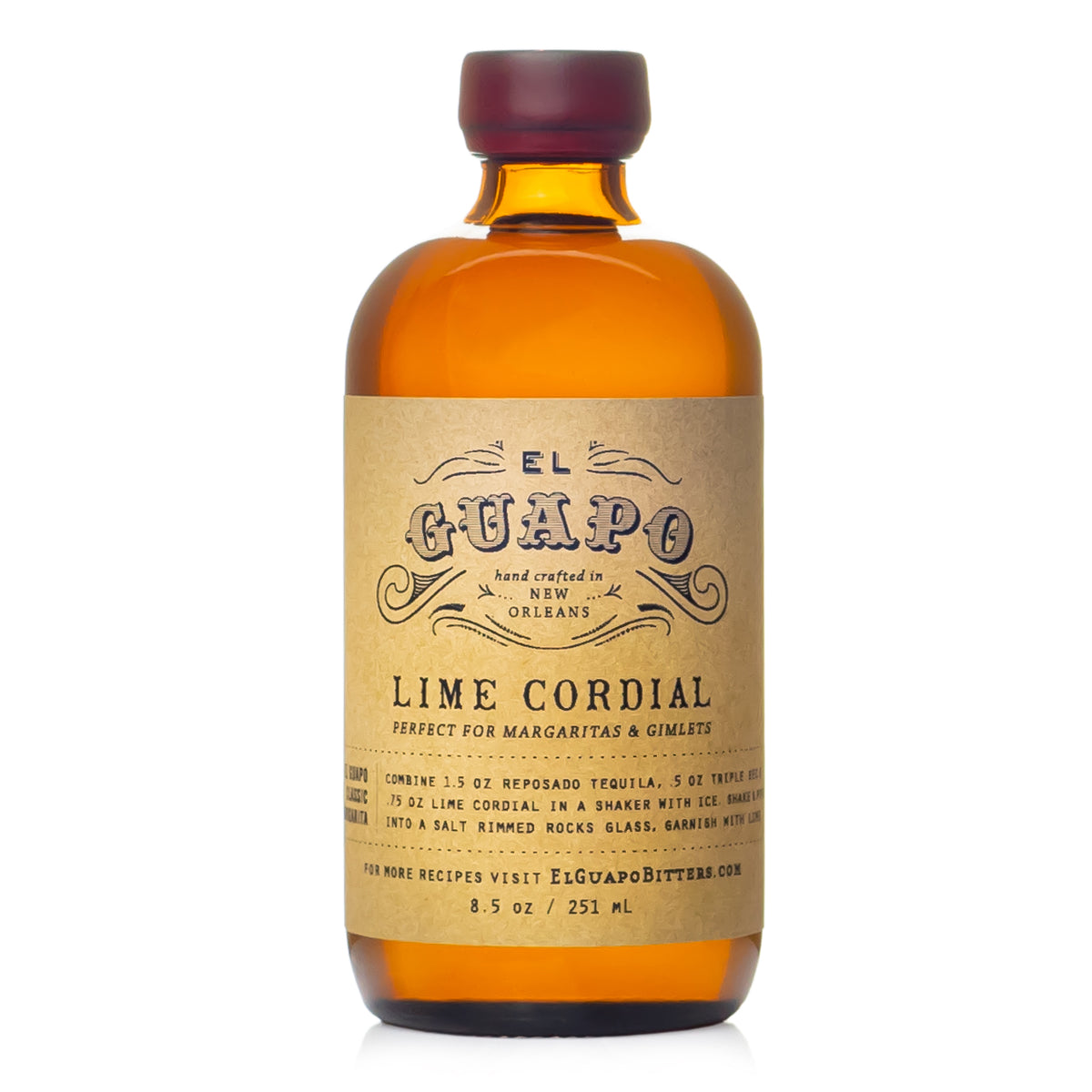 El Guapo Lime Cordial — Bitters & Bottles
