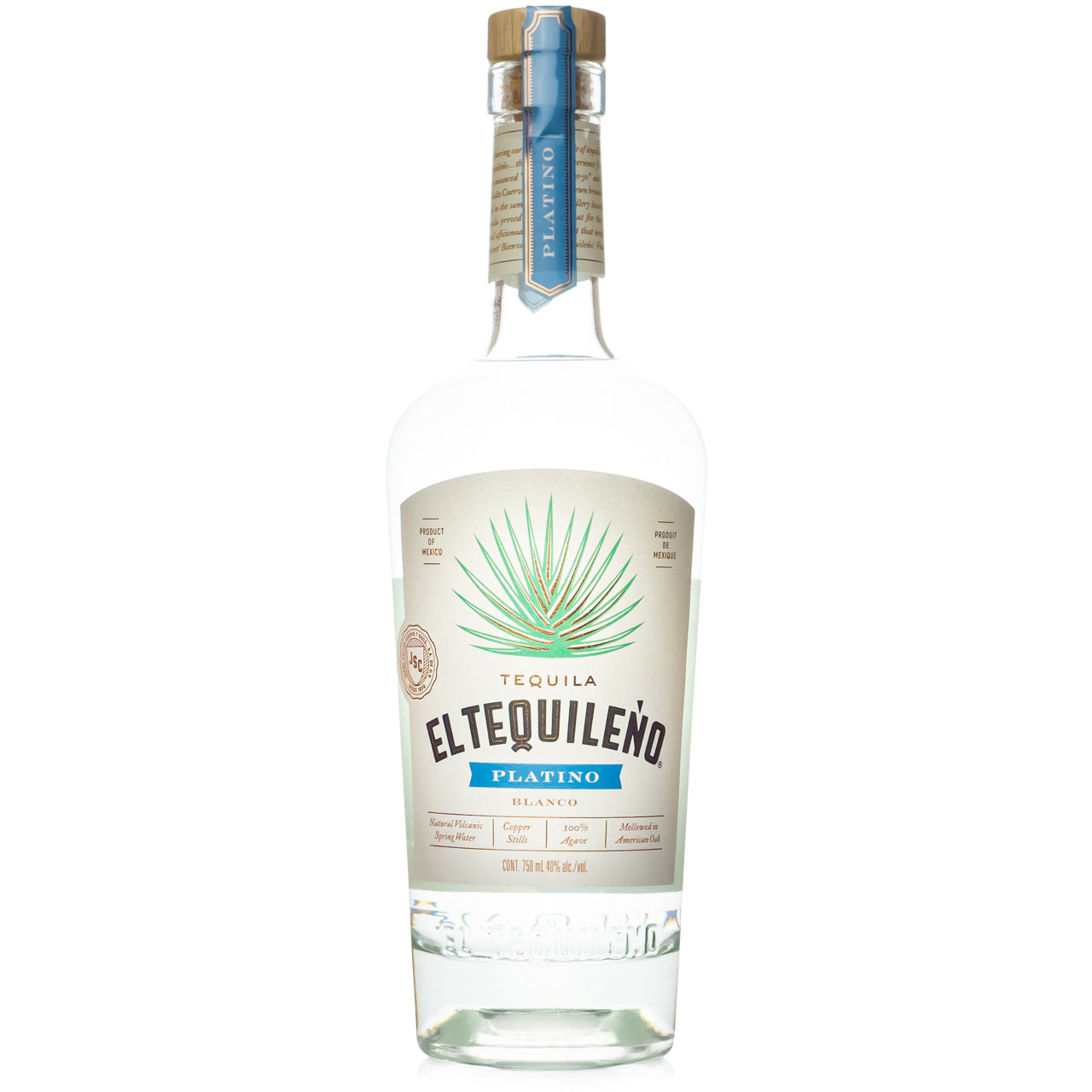 El Tequileno Platino Blanco Tequila