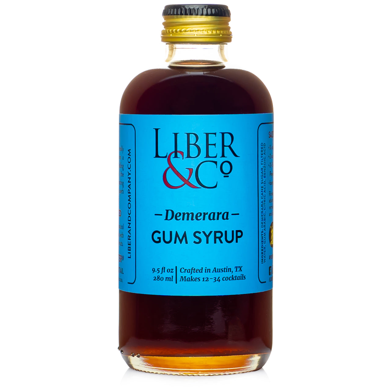 Liber & Co Demerara Gum Syrup — Bitters & Bottles