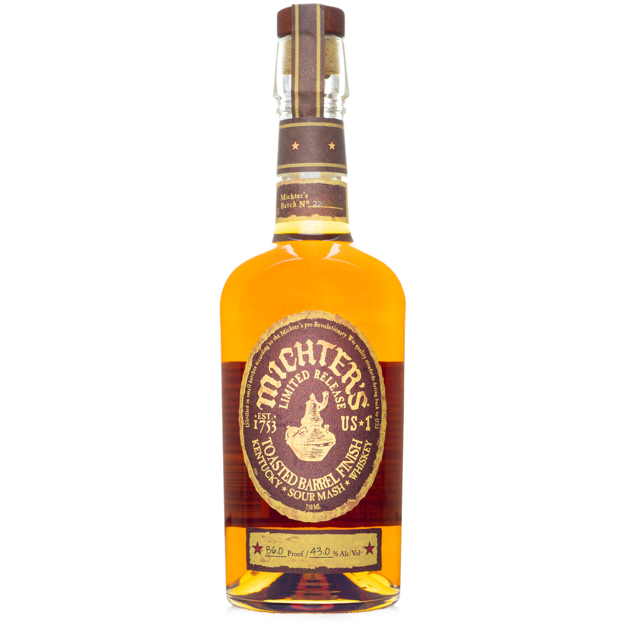 Michter's Toasted Barrel Finish Sour Mash Whiskey