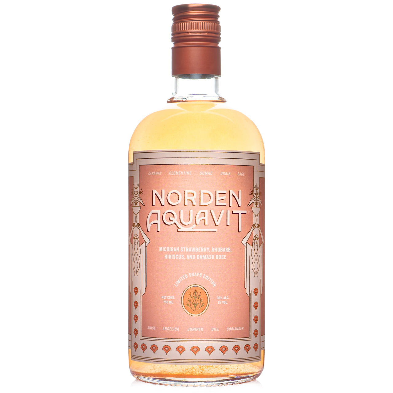Norden Strawberry Rhubarb Aquavit