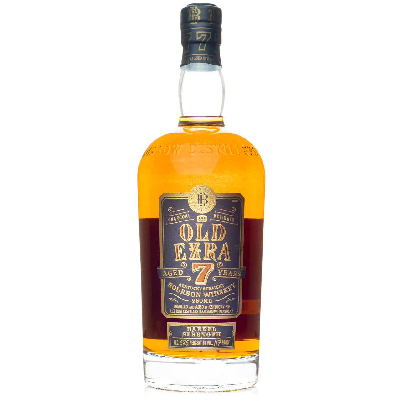 Old Ezra 7 Year Barrel Strength 117 Proof Bourbon