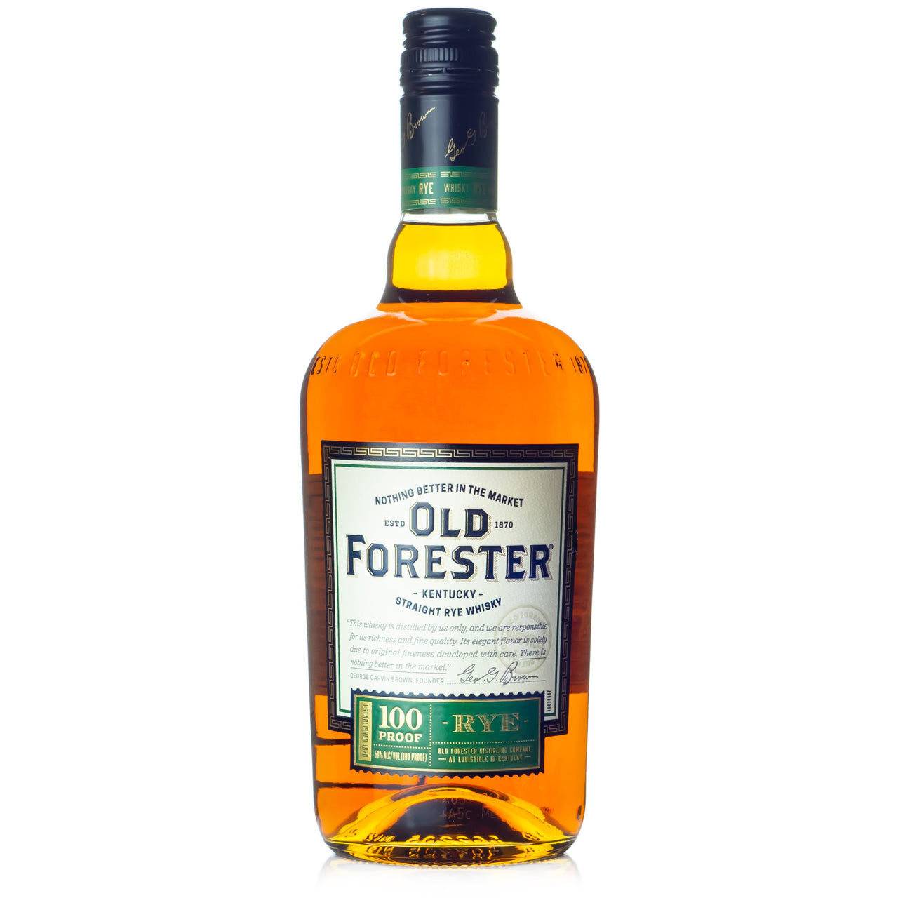 Old Forester Straight Rye Whiskey