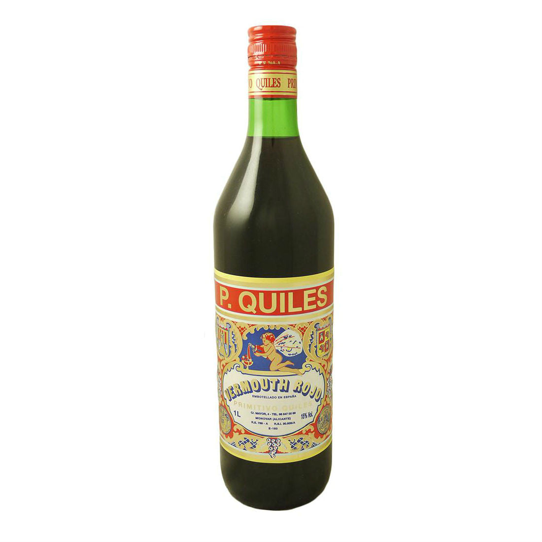 — Rojo Vermouth Bottles Bitters P & Quiles