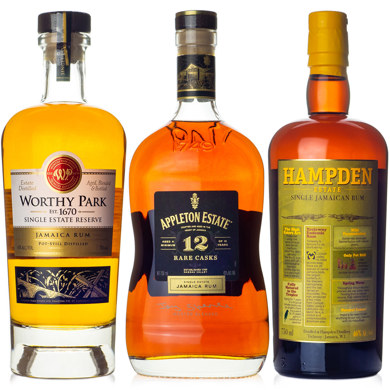 "Postcards from Jamaica" Rum Flight