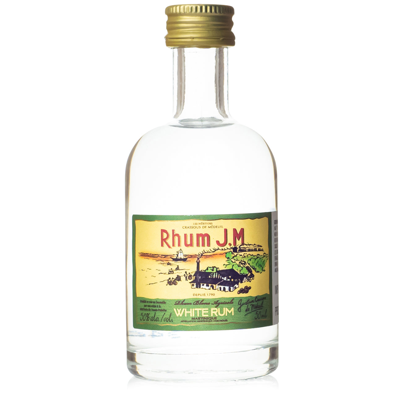 Rhum JM Agricole Blanc 50% Rhum