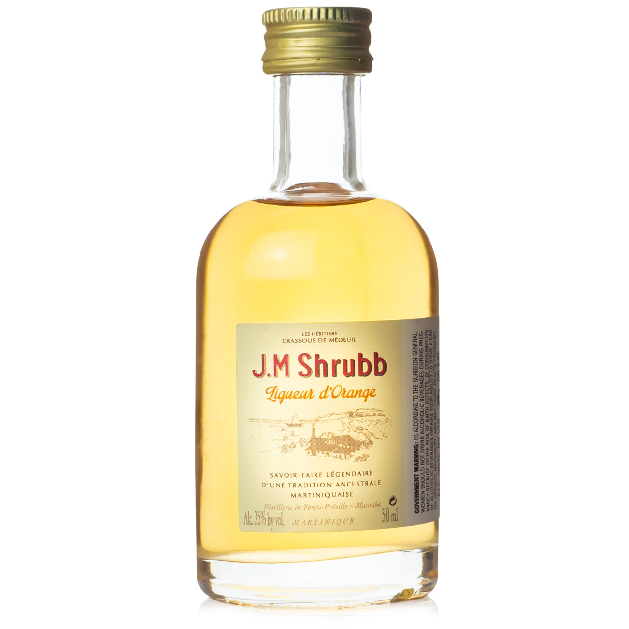 Rhum JM Shrubb d'Orange Liqueur