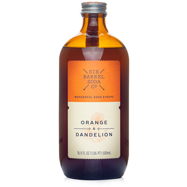 Six Barrel Orange & Dandelion Syrup