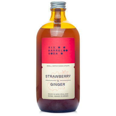 Six Barrel Strawberry & Ginger Syrup