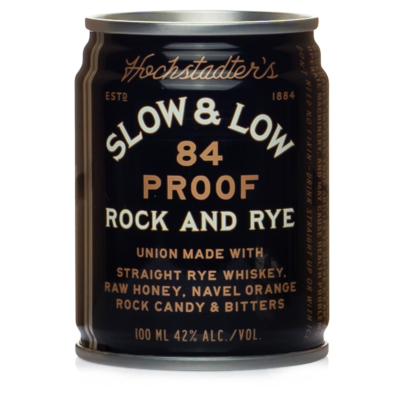 Slow and Low: Rock and Rye Can