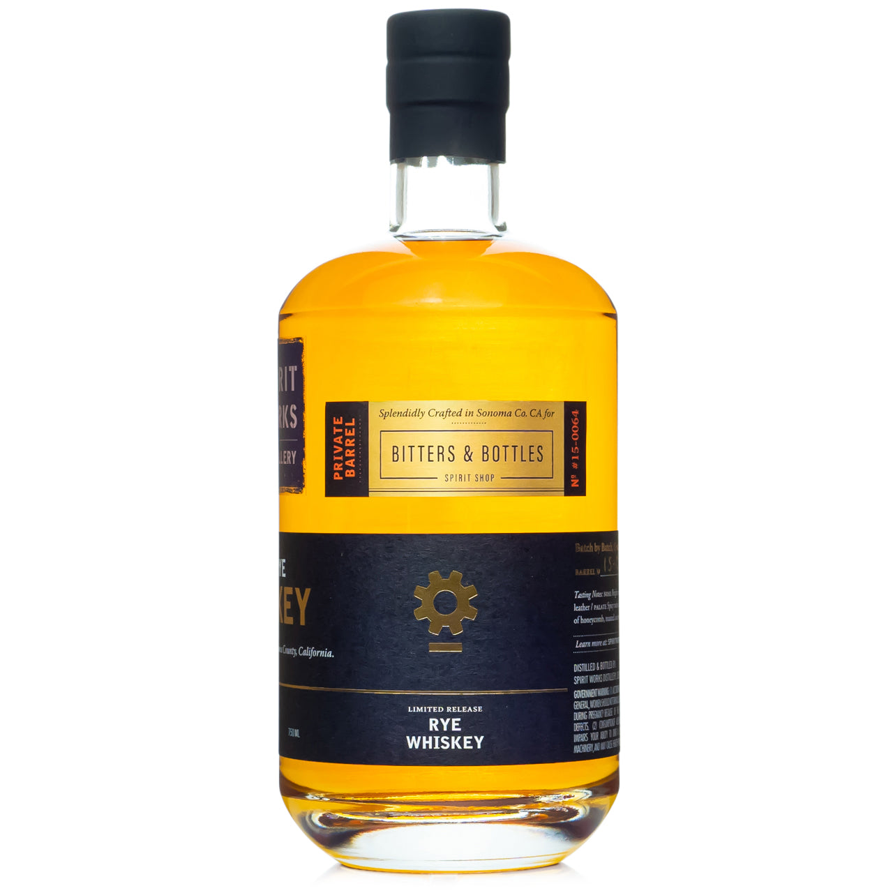 Spirit Works B&B Private Barrel Cask Strength Rye Whiskey