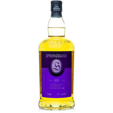 Springbank 18 Year Single Malt Scotch