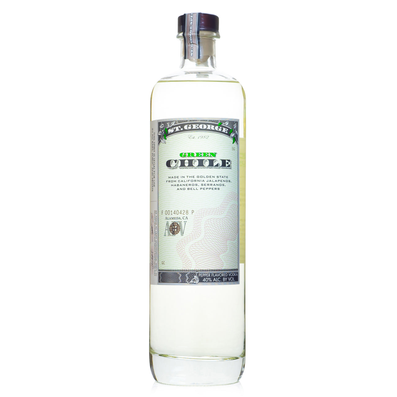 St George Green Chile Vodka
