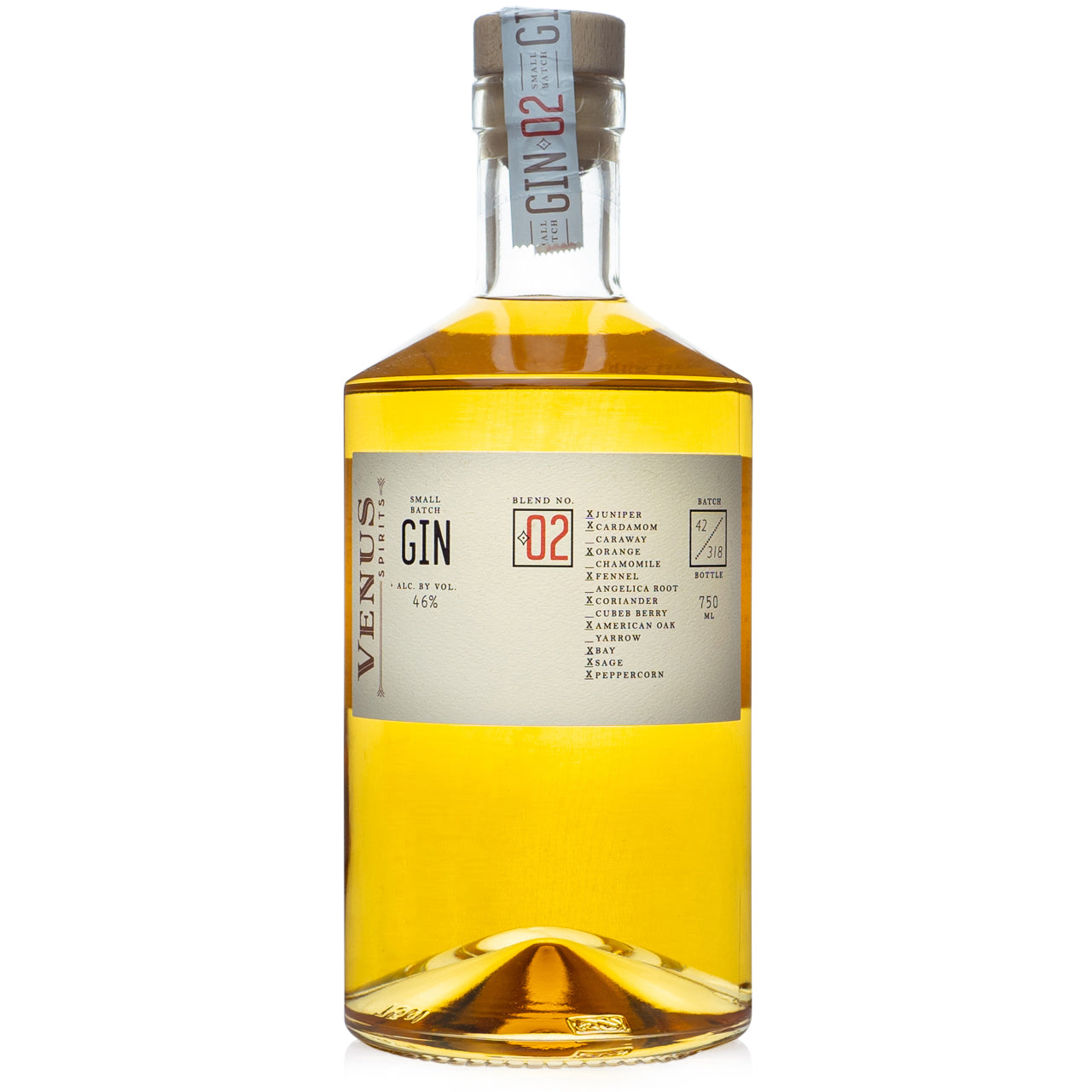 Venus Gin Blend No. 02 Barrel Restedのボトル画像