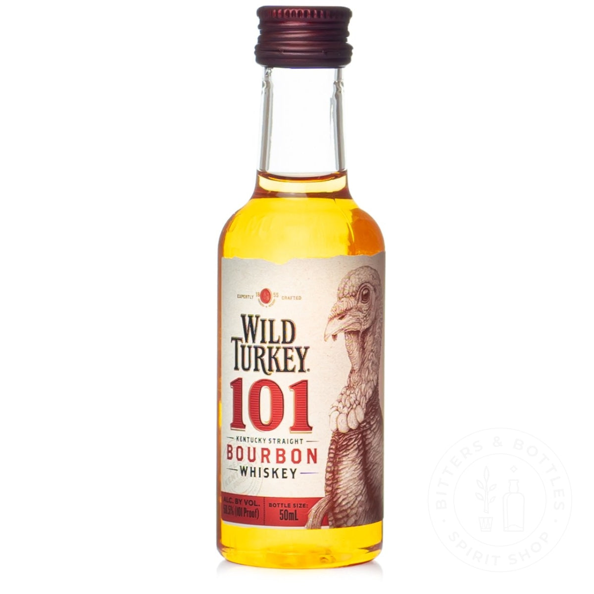 Wild Turkey 101 Proof Bourbon 50 Ml Whiskey