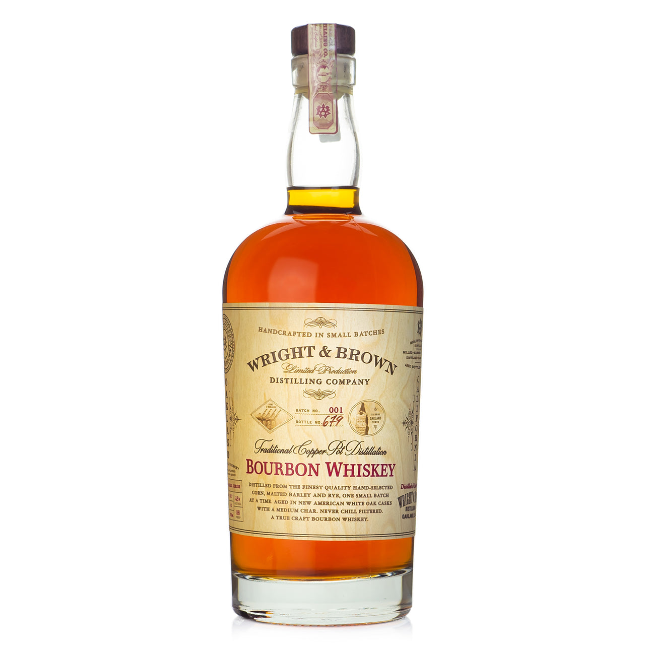 Wright & Brown Bourbonのボトル画像